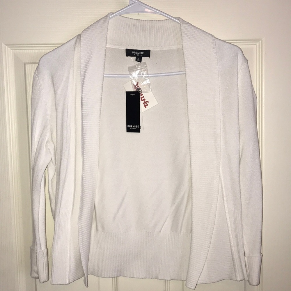 White Cardigan